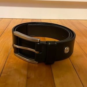 Michael Kors Black Leather Belt - 34